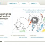 Prezi.com Homepage