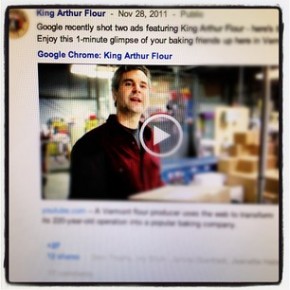 King Arthur Flour and Google Campaign